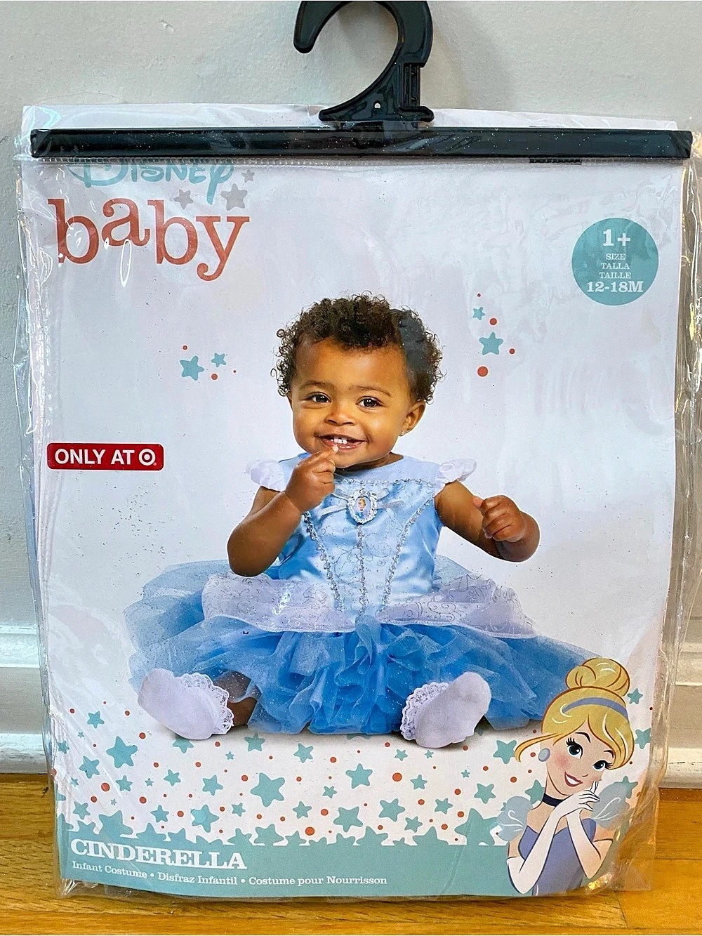 Disney Baby Cinderella Infant Costume Size 6-12 or 12-18M